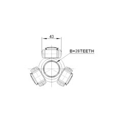 VOLVO / FORD Tripod Joint FEBEST 2116-CA220