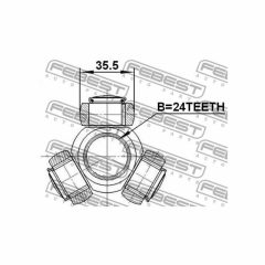 VOLVO Tripod joint FEBEST 2716C30 image 2