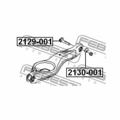 Camber Bolt Washer FEBEST 2130-001