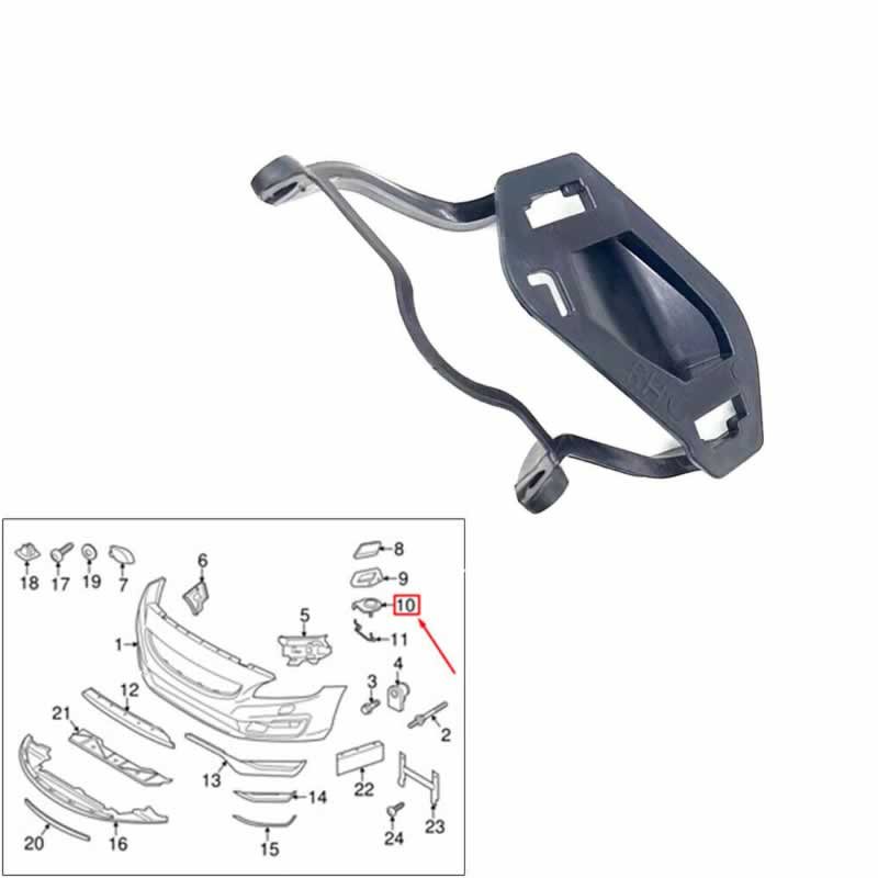 Headlight Washer Cover Bracket VOLVO LH 31353308