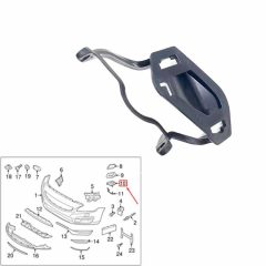 Headlight Washer Cover Bracket VOLVO LH 31353308