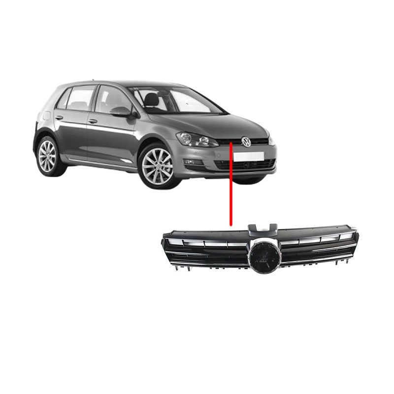 VW GOLF Mk7 Bumper Grill Standard 5G0853651G