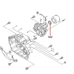 NISSAN NAVARA shaft Seal 3314233G10 image 3