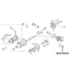 Differential Shaft Seal FEBEST 383424N500 image 3