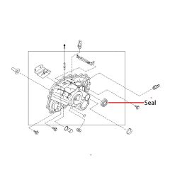 Shaft Seal NISSAN Genuine 383428H500 image 3