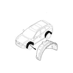 VOLVO XC60 Front LH Stone Guards 31407824 image 2
