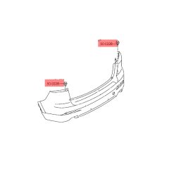 MAZDA Rear Bumper Clip GD7A50EA1 image 3