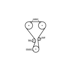 Peugeot Timing Belt GATES T360HOB image 2