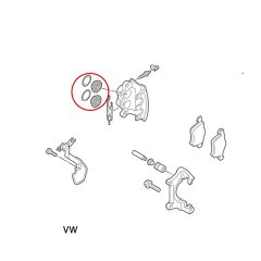 AUDI Repair Kit, Brake Caliper FEBEST  1775A6F