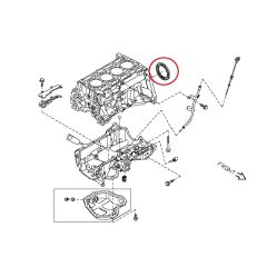 Crankshaft Seal NISSAN Genuine 12279ED000 image 3
