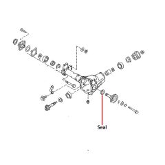 NISSAN PATHFINDER Differential Shaft Seal 38342N3100 image 3