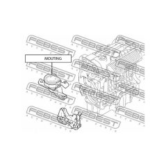 Engine Mounting FEBEST FDM-CBVRH image 2