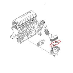 VW TOUAREG Oil Cooler Gaskets KIT ELRING 558350
