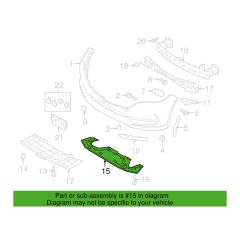 MAZDA CX-5 Lower Bumper Splash Shield KB7W500S0B image 3
