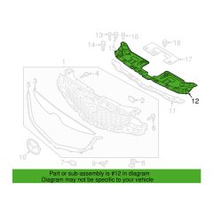 MAZDA CX-5 Radiator Support Access Cover KD4550716 image 3