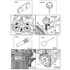 AUDI /  VW Engine Camshaft Timing Locking Tool Kit BOIGEVIS EA111 image 4