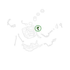 Volvo V50 Fuel Hose 30740907 image 3