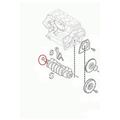 VOLVO / FORD Crankshaft Seal, Timing End ELRING  15510081B