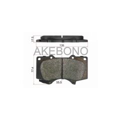 TOYOTA / LEXUS Front Brake pads Set AKEBONO 0446533250 image 2