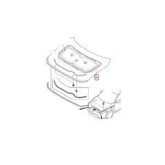 MAZDA Bonnet Insulation Clips TD1156694