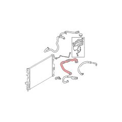 LAND ROVER / VOLVO Upper Radiator Hose DAYCO LR094509 image 2