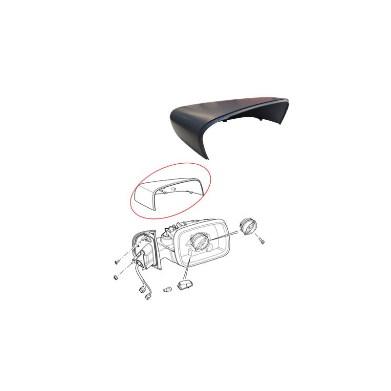 LAND ROVER Side Mirror Housing Cover RH LR019961