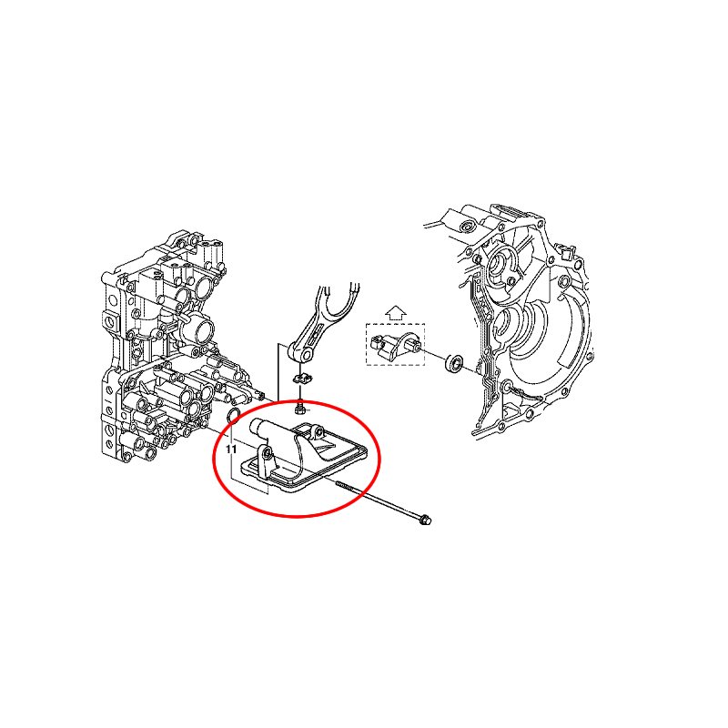 HONDA FIT / STREAM Transmission Filter 25420RPC003