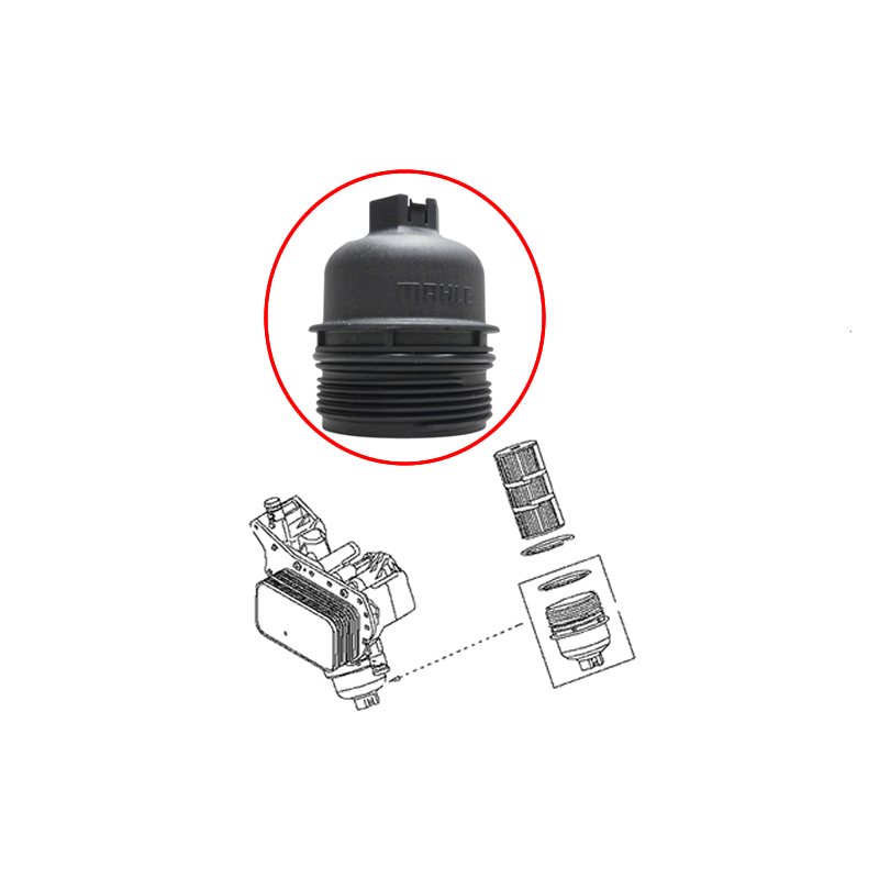 MERCEDES / NISSAN / RENAULT Oil filter Housing Cover 77014785371