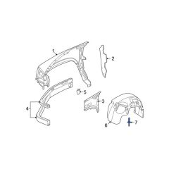 JEEP Front Fender Liner Rivet MOPAR 06500911 image 1