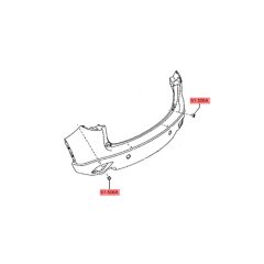 MAZDA Parking Aid Sensor Housing KD4767UC5A64