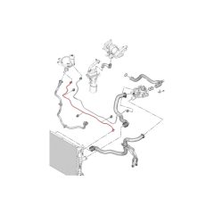 PEUGEOT Coolant Reservoir Breather Hose 9677186380