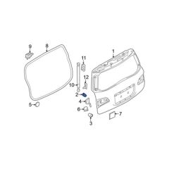 NISSAN X-TRAIL  BUMPER-RUBBER GENUINE 658291BA0A