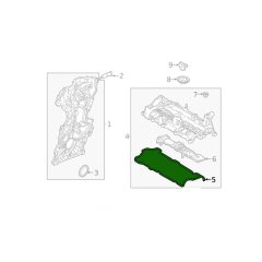 MAZDA Gasket Cylinder Head Cover CORTECO 49138567 image 2
