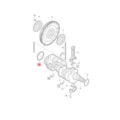 VOLVO XC90 Crankshaft seal VOLVO GENUINE 31251856