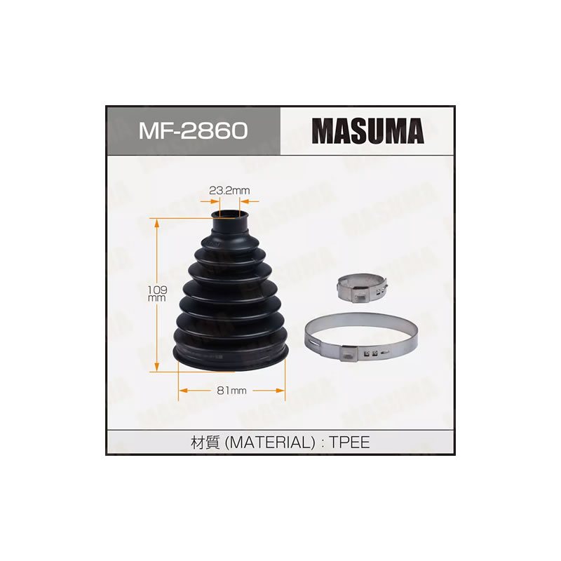 HONDA, SUBARU CV Joint boot MASUMA 44018TV1G00
