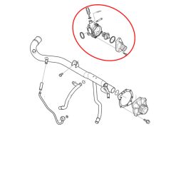 VOLVO / FORD Thermostat Housing Nissens 31319606