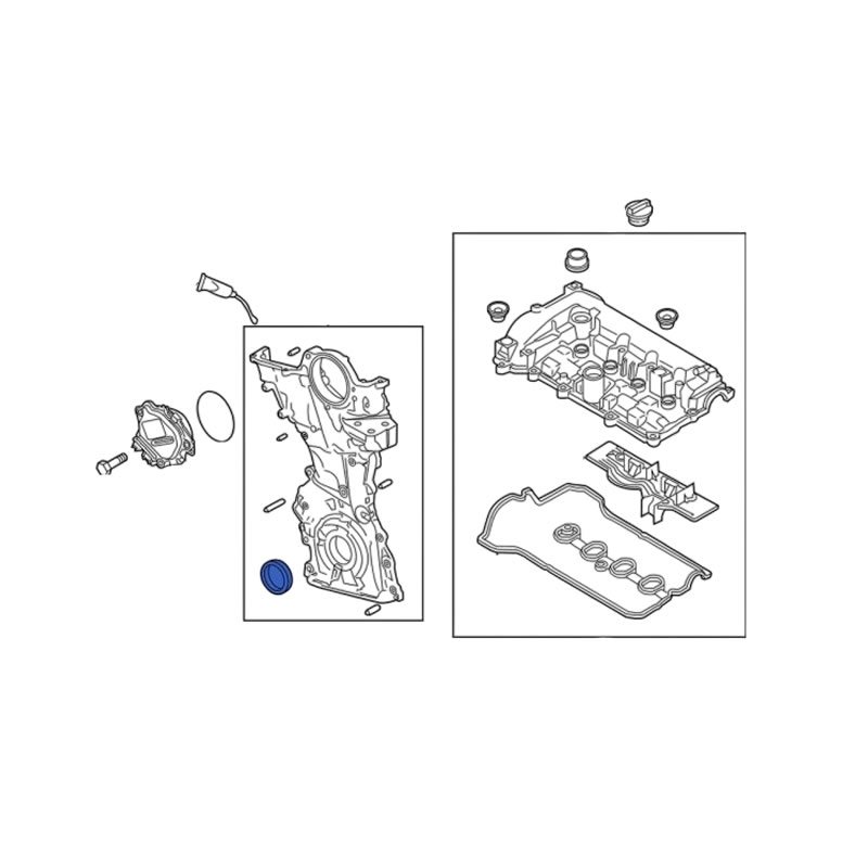 MAZDA Crankshaft Seal KAMOKA PE0110602