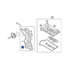 MAZDA Crankshaft Seal KAMOKA PE0110602