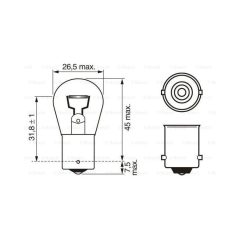 GENUINE VOLVO Stop Light Bulb image 3
