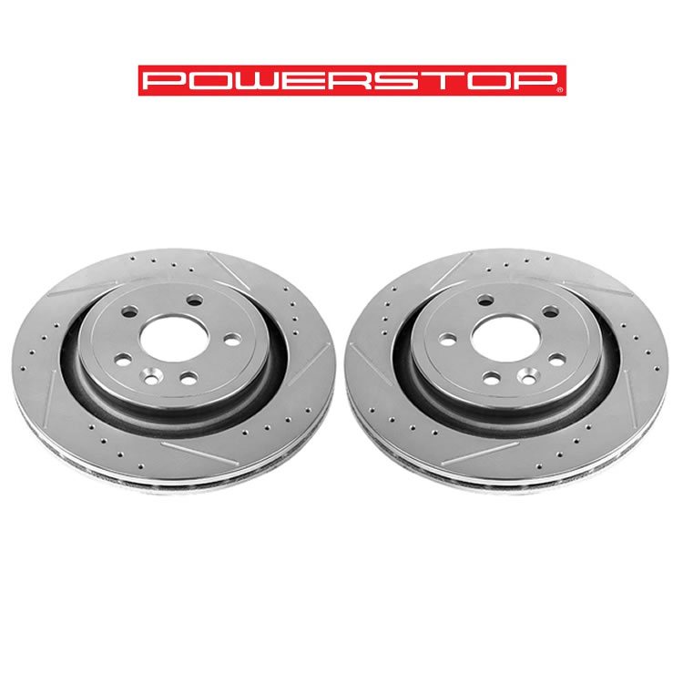 VOLVO EVOLUTION POWERSTOP Rear Brake Disks