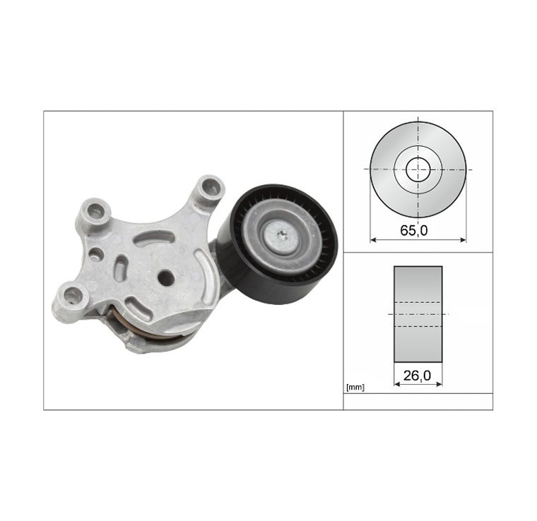 V-Ribbed Belt Tensioner 534007520 INA