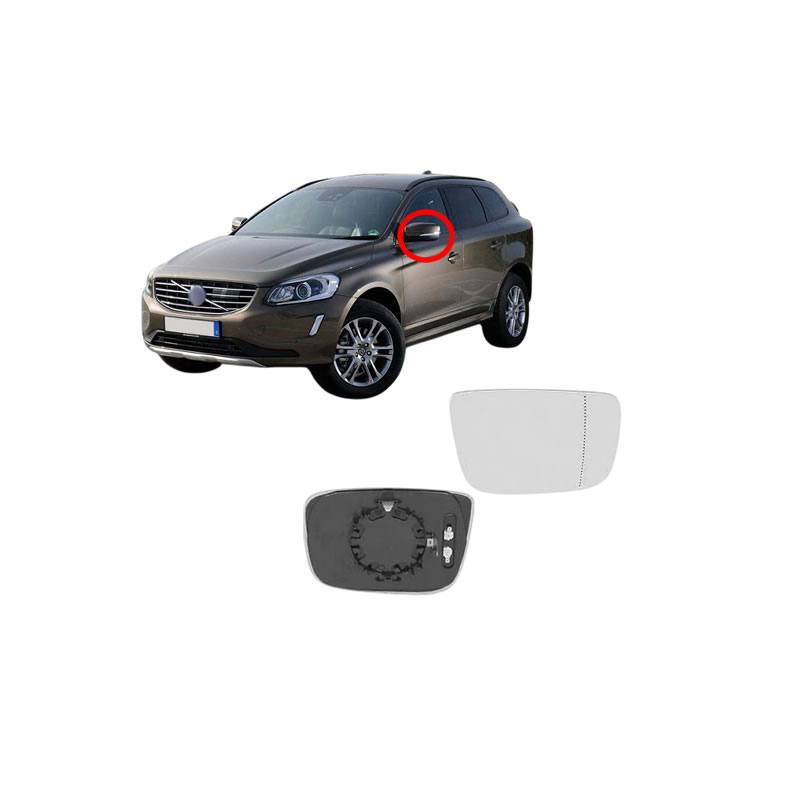 VOLVO XC60 Side Mirror Glass LH 31217275