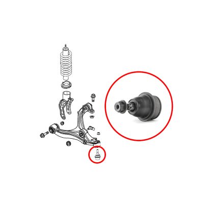 JEEP GRAND CHEROKEE Lower Arm Ball joint 05085914AD