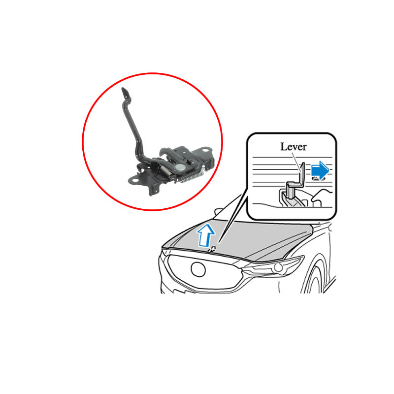 MAZDA CX-5 (KF) Bonnet Lock KB7W56620A